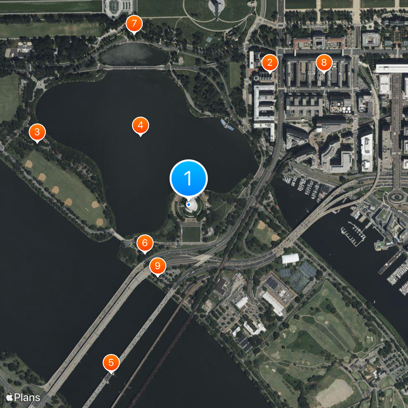 Jefferson Memorial Carte