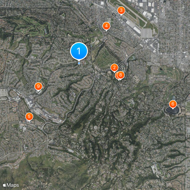 Rolling Hills Estates Map