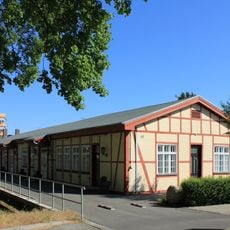 Abfertigungsgebäude des Französischen Militärbahnhofs Berlin-Tegel