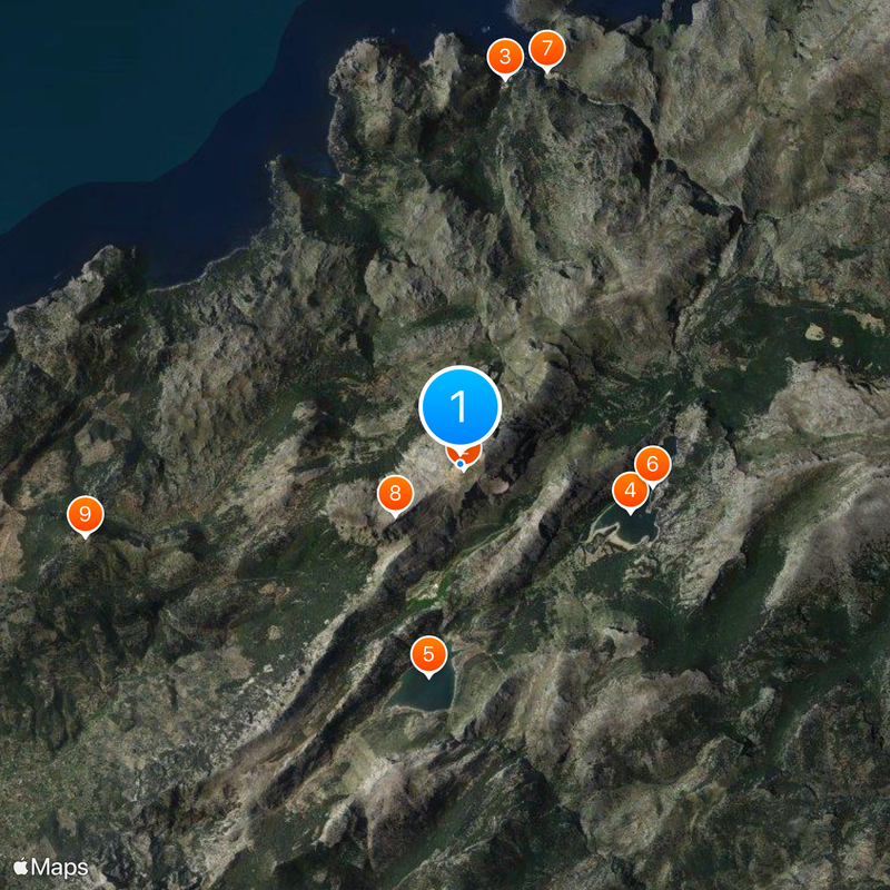 Serra de Tramuntana Map