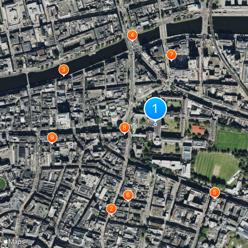 University of Dublin Map
