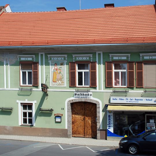 Fassade des Gasthauses Simperl