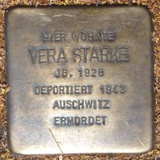 Stolperstein à la mémoire de Vera Starke