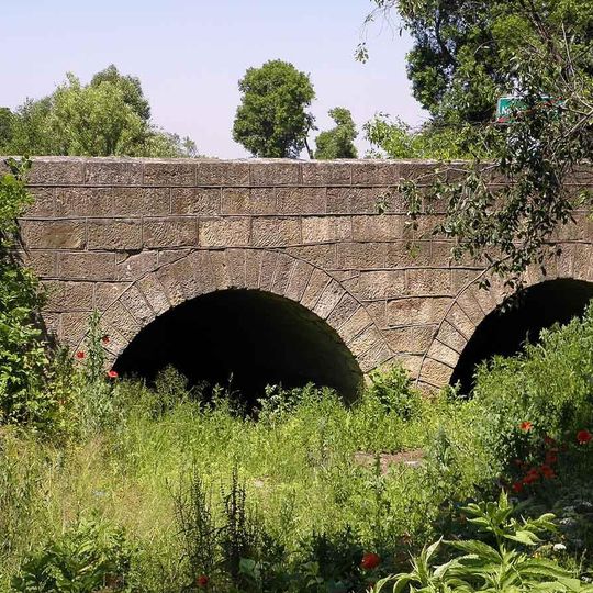 Most na Kanale rz. Kamiennej, lata 1834-1845