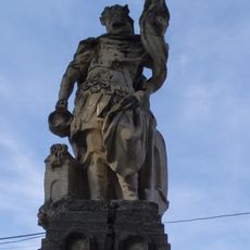 Saint Florian column in Krakovany