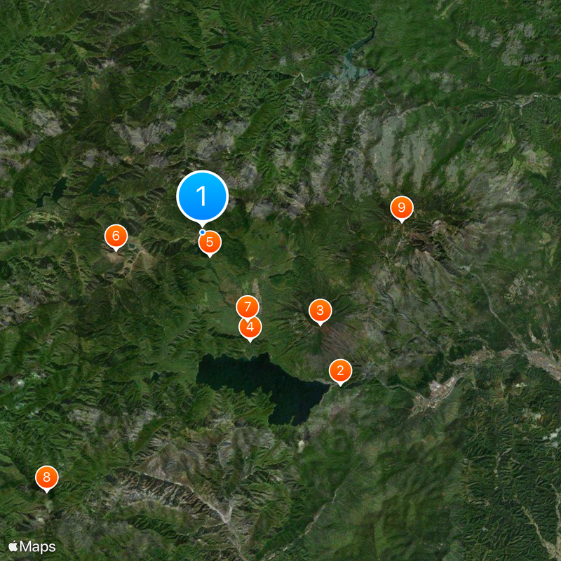 Nikkō Yumoto Onsen Map