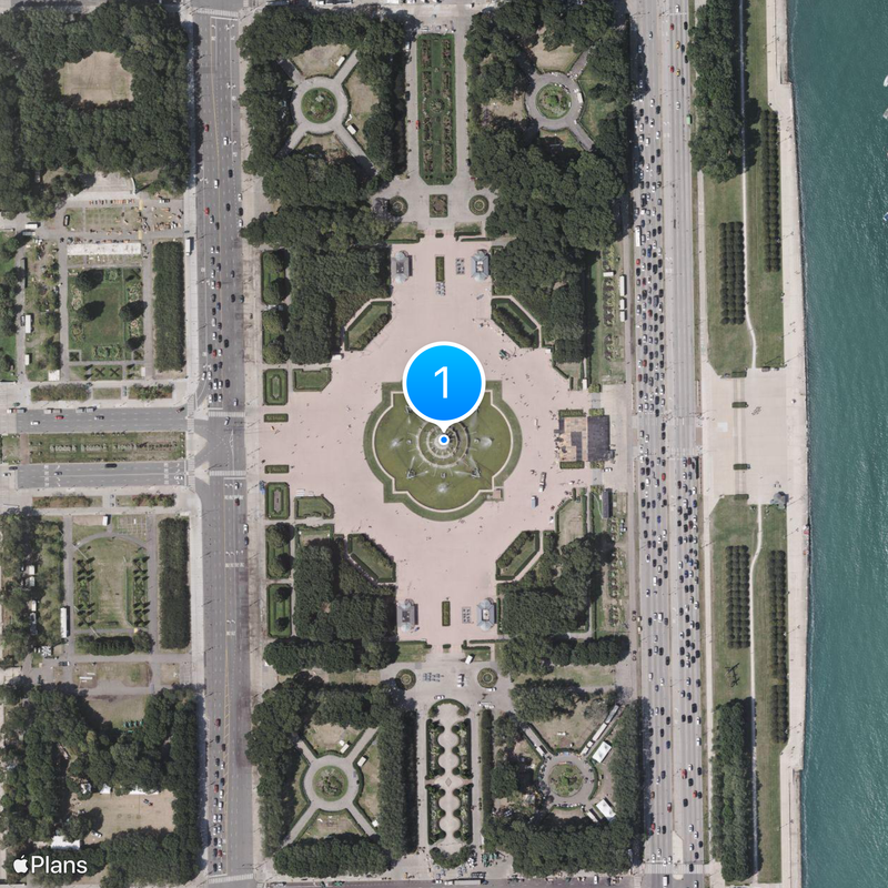 Buckingham-Brunnen Karte