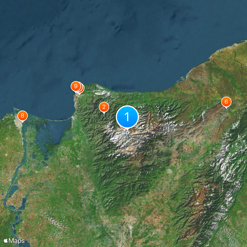 Pico Cristóbal Colón Map