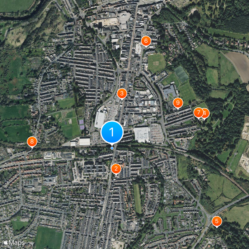 Bishop Auckland Map