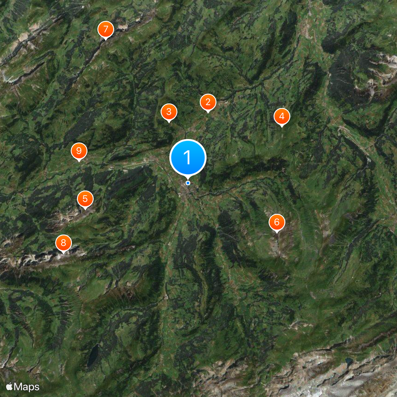 Gstaad Map