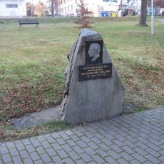 Eduard Schön monument in Andělská Hora