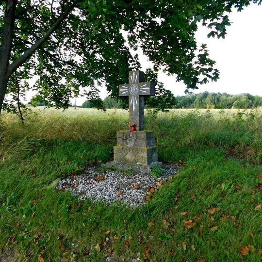 Kříž u hřbitova ve Štědré