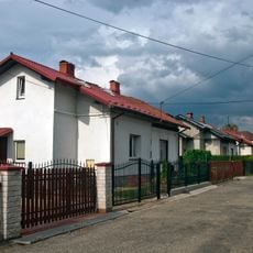 Old railway workers' housing estate in Nowy Sącz
