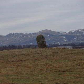 Catstane, inscribed stone and long cist cemetery 690m E of Carlowrie