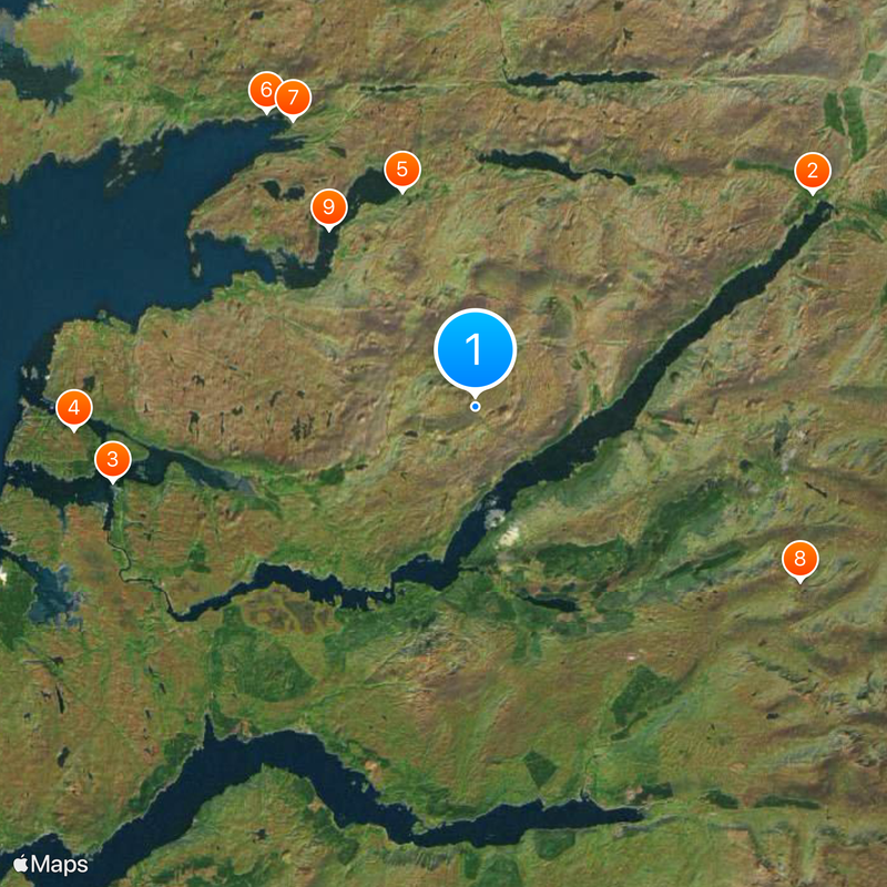 Lochaber Mapa