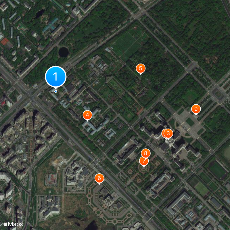 Ramenki District Karte