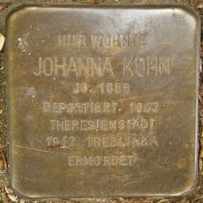 Stolperstein dedicated to Johanna Kohn