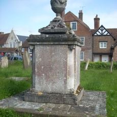 Monument to George Powelle and others, circa 5 yards north of north porch of Church of St Mary