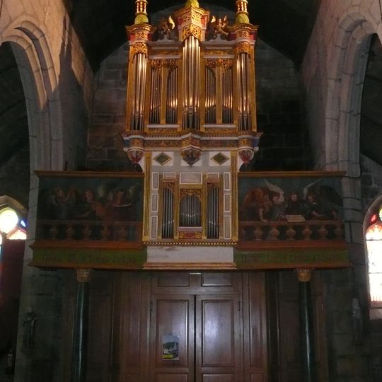 Orgue de tribune de l'église Saint-Guinal d'Ergué-Gabéric