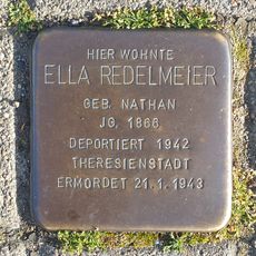 Stolperstein en memoria de Ella Redelmeier