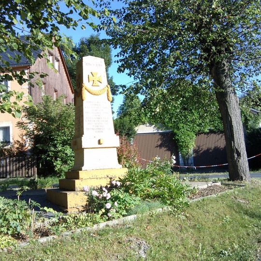 Kriegerdenkmal für die Gefallenen des Ersten Weltkrieges Berreuther Straße -