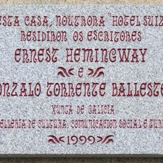 Commemorative plaque