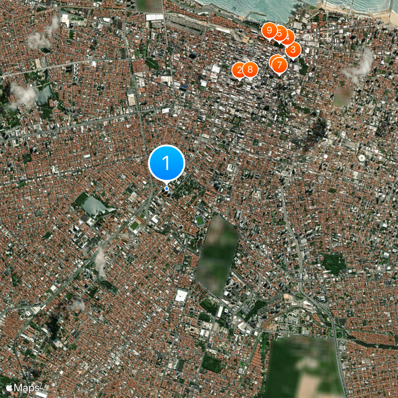 Universidade Federal do Ceará Map