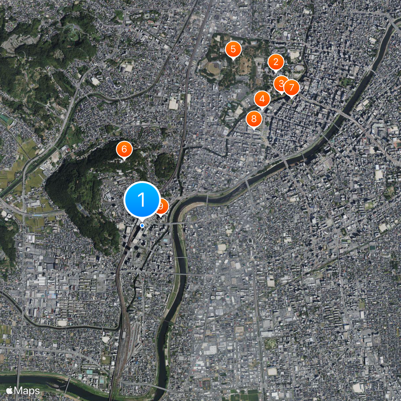 Kumamoto Station Map
