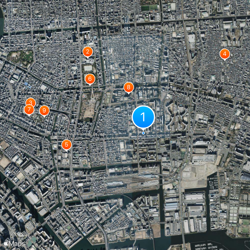 Tōyōchō Station Map