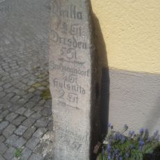 Wegestein Pulsnitzer Straße (Ecke Königsbrücker Straße)