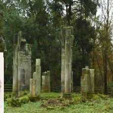 Garden Temple At Ngr 354059 500 Metres South Of Gopsall Hall Farm