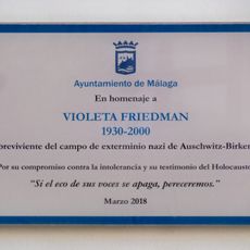Placa a Violeta Friedman