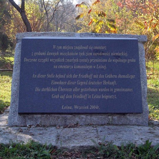 Cmentarz ewangelicki, ob. park, obok kościoła