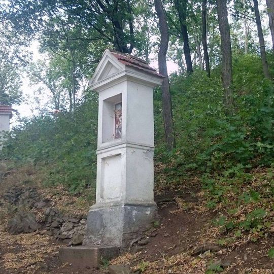 Boží muka na křížové cestě u Mladé Vožice - 8. zastavení