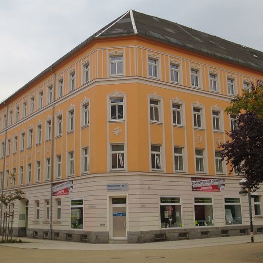 Mietshaus, Eckhaus Untere Aktienstraße 12