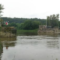 Former railway bridge in Kralupy nad Vltavou