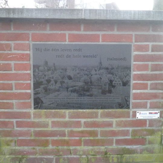 Herdenkingsplaquette voor onderduikverschaffers