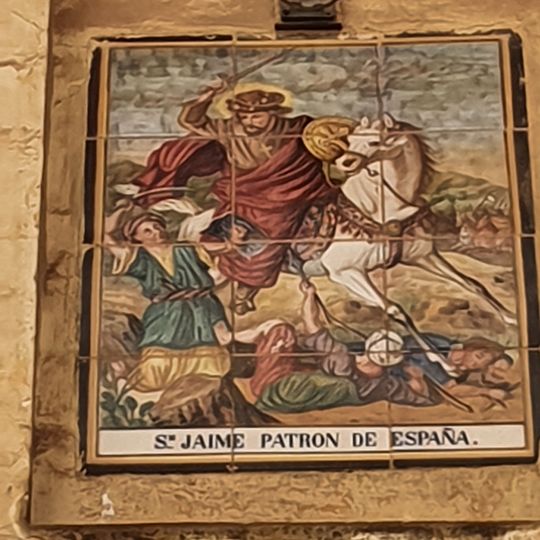 Ceramic panel of Saint James