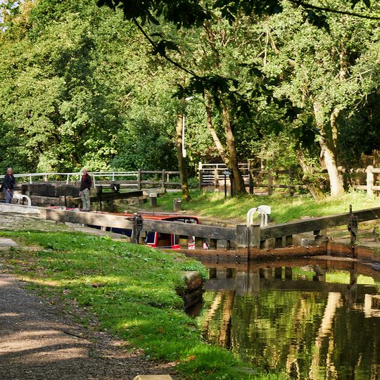 Rochdale Canal Lock 14 Holmcoat Bridge Lock
