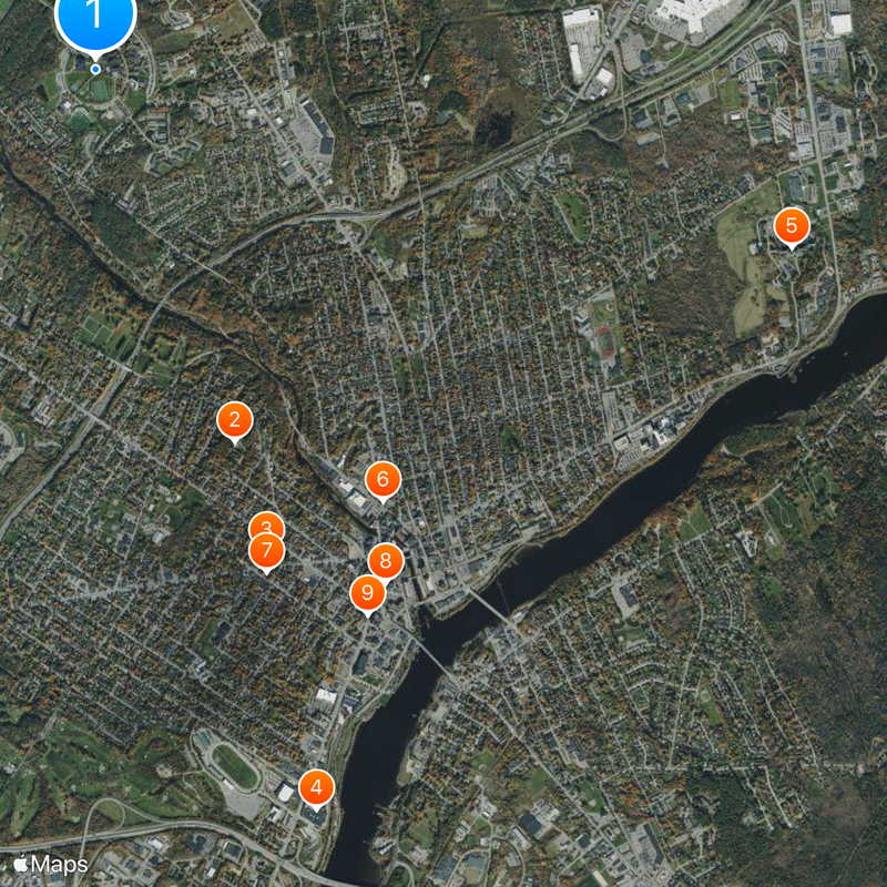Husson University Map