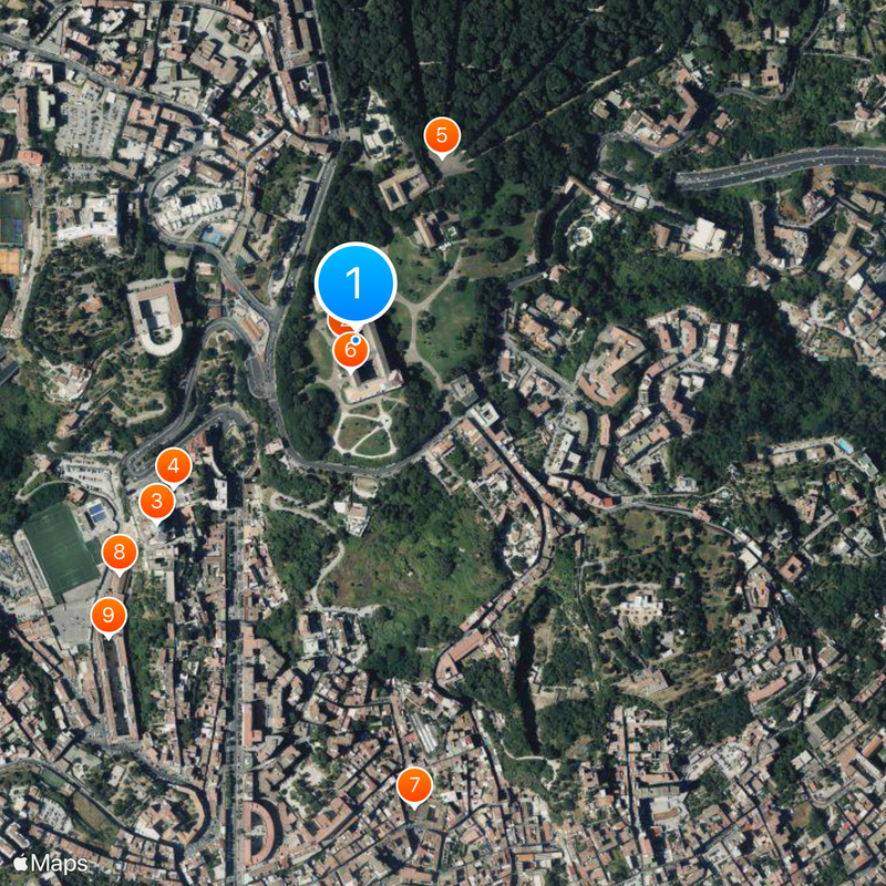 Palace of Capodimonte Map