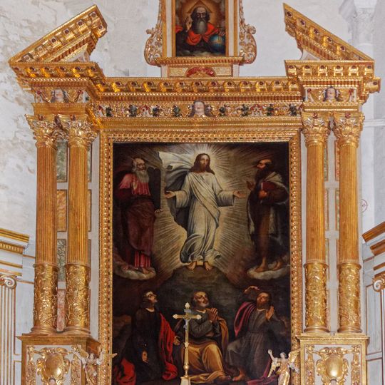 High altar's altarpiece of the Saint-Sauveur collegiate church in Grignan
