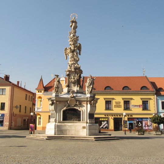Maria column in Uherské Hradiště