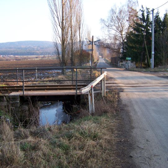Railway bridge over the Svinařský potok in Všeradice