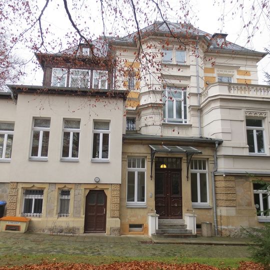 Villa mit Garten und Einfriedung Parkstraße 26