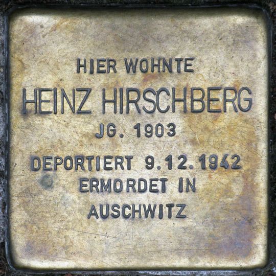 Stolperstein für Heinz Hirschberg