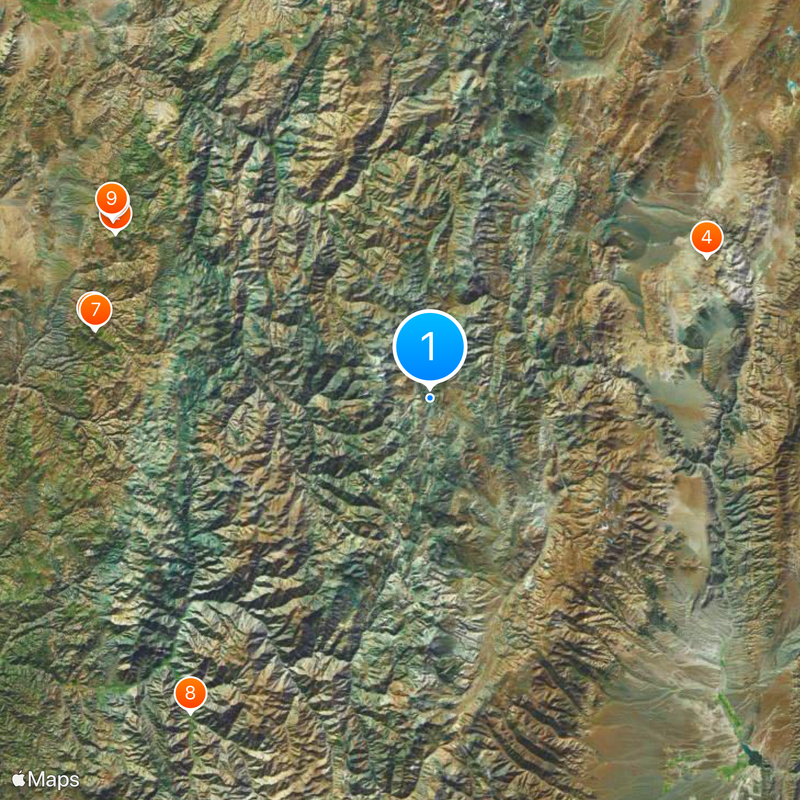 Veladero mine Map