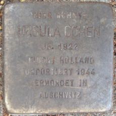Stolperstein en memoria de Ursula Cohen