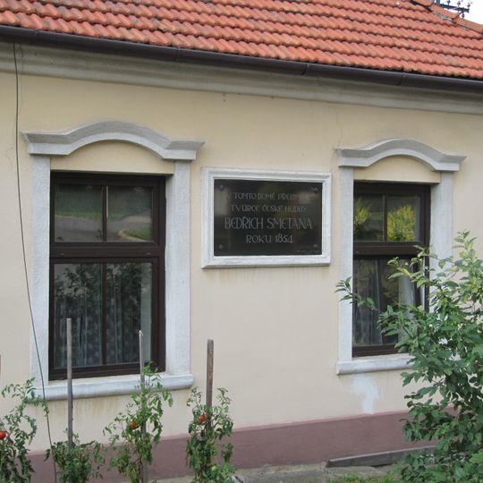 Pamětní deska Bedřicha Smetany na rodinném domě