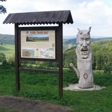 Wooden sculptures at Libverda lookouts